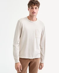Sun + Stone Men's Long-Sleeve Cotton T-Shirt, Macy's Exclusive