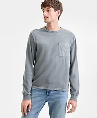 Sun + Stone Men's Long-Sleeve Cotton T-Shirt, Macy's Exclusive