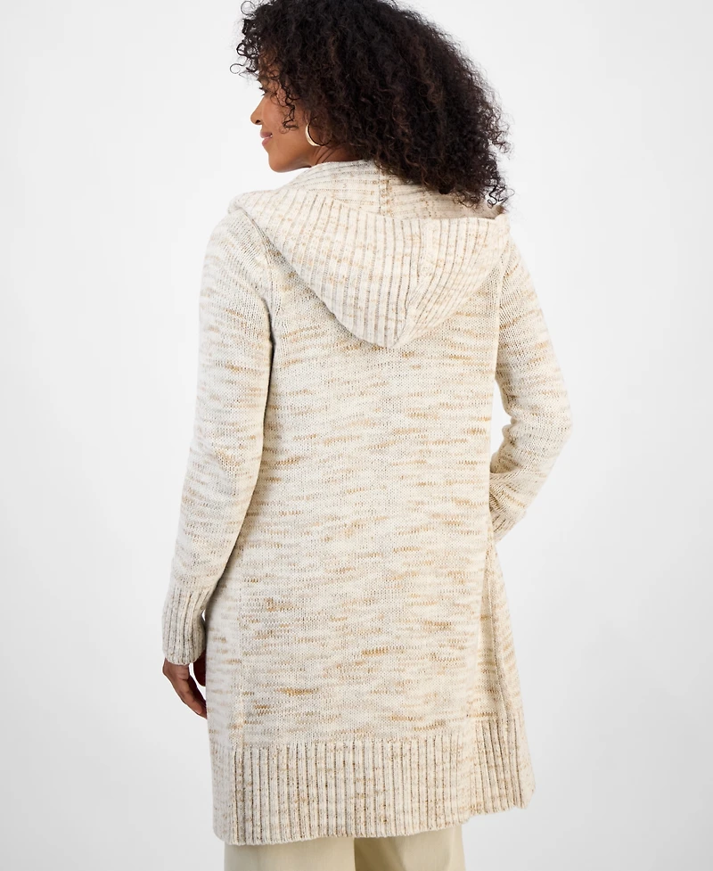 Style & Co Women's Hooded Open-Front Cardigan, Macy's Exclusive