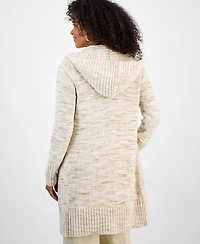 Style & Co Women's Hooded Open-Front Cardigan, Macy's Exclusive