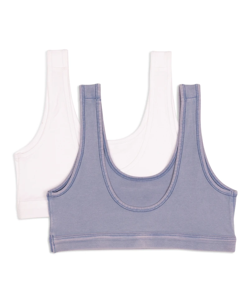 Calvin Klein Big Girls 2-Pack Full Coverage Bralette