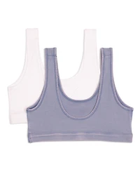 Calvin Klein Big Girls 2-Pack Full Coverage Bralette