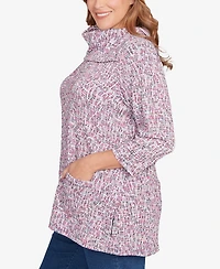 Ruby Rd. Plus Patch Pocket Spacedye Top