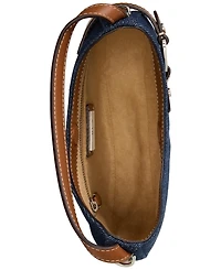 Lauren Ralph Lauren Denim Mini Tasha Crossbody Bag