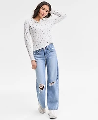 Levi's Women's Dana Henley Long Sleeve Top
