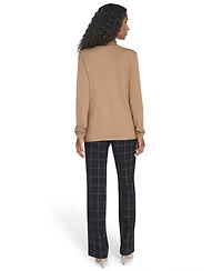 Tommy Hilfiger Women's V-Neck Cable Sweater