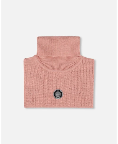 Deux par Girl Turtleneck Neckwarmer Dusty Pink - Toddler|Child