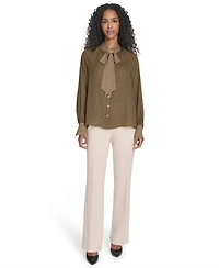 Tommy Hilfiger Women's Foulard Tie-Neck Blouse