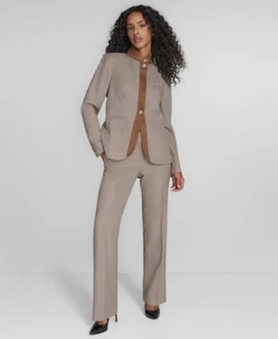 Tommy Hilfiger Womens Houndstooth Bootcut Trousers Houndstooth Riding Jacket