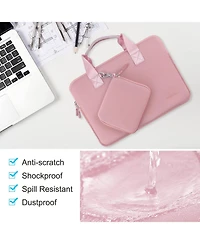 Acer Laptop Sleeve 13.3-14 inch Case with Small Pouch, Neoprene Computer Bag Compatible with MacBook Pro 14" M4/M3/M2/M1 2025-2021, Mac Air/Pro 1
