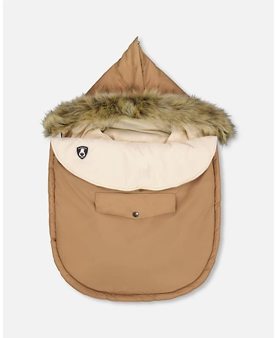Deux par Deux Toddler Unisex Bunting Bag Designed for Car Seat and Stroller Chanterelle