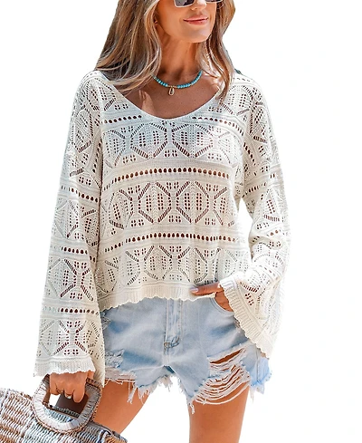 Cupshe Women's Feel at Home Cover Up