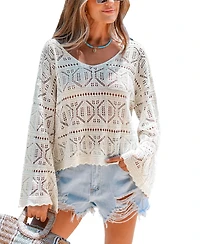 Cupshe Women's Feel at Home Cover Up