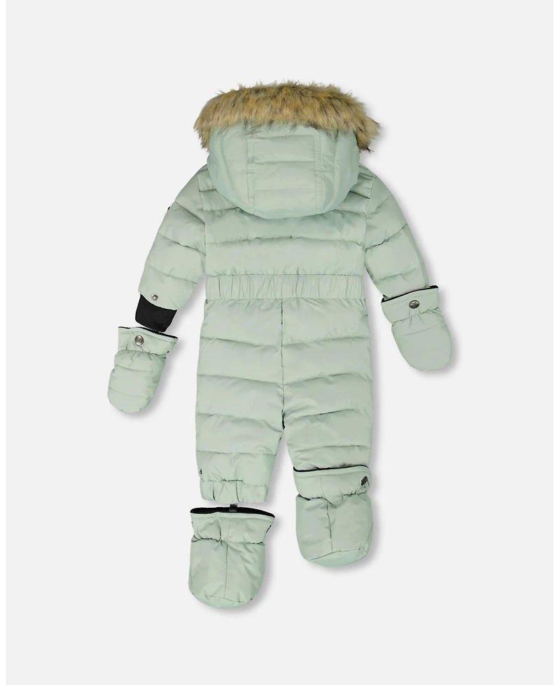 Deux par Baby Boy One-Piece Original Puffy Snowsuit Sage Green - Baby|Toddler