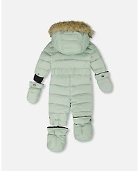 Deux par Baby Boy One-Piece Original Puffy Snowsuit Sage Green - Baby|Toddler