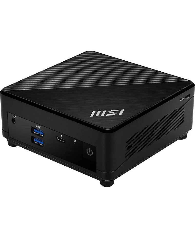 Msi Cubi 5 12M-401US Mini Desktop Computer, Intel Core i3-1215U 1.2GHz, 8GB Ram, 500GB Ssd, Windows 11 Pro, Black