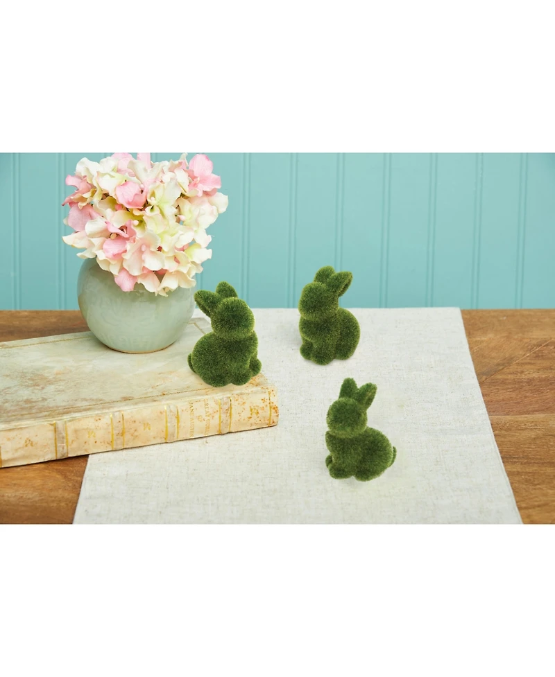 Gallerie Ii Green Easter Bunnies Figurines Set of 12