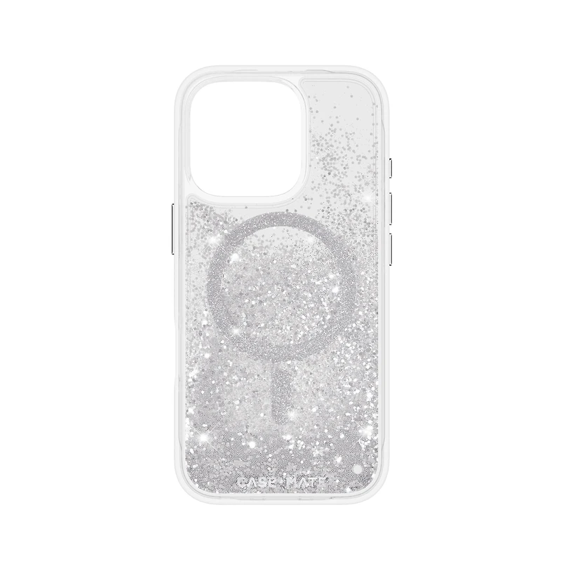 Case-Mate Waterfall Case for Apple iPhone 16 Pro-Silver