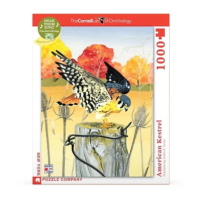 New York Puzzle Company American Kestrel 1000 Piece Puzzle