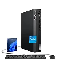 Lenovo ThinkCentre M70q Business Mff Desktop Intel Core i5 14400T 16GB Ram Intel Uhd Graphics 256GB Ssd Storage Windows 11 Pro - Black
