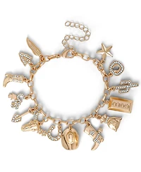 Jessica Simpson 20th Anniversary Mixed Charm Bracelet