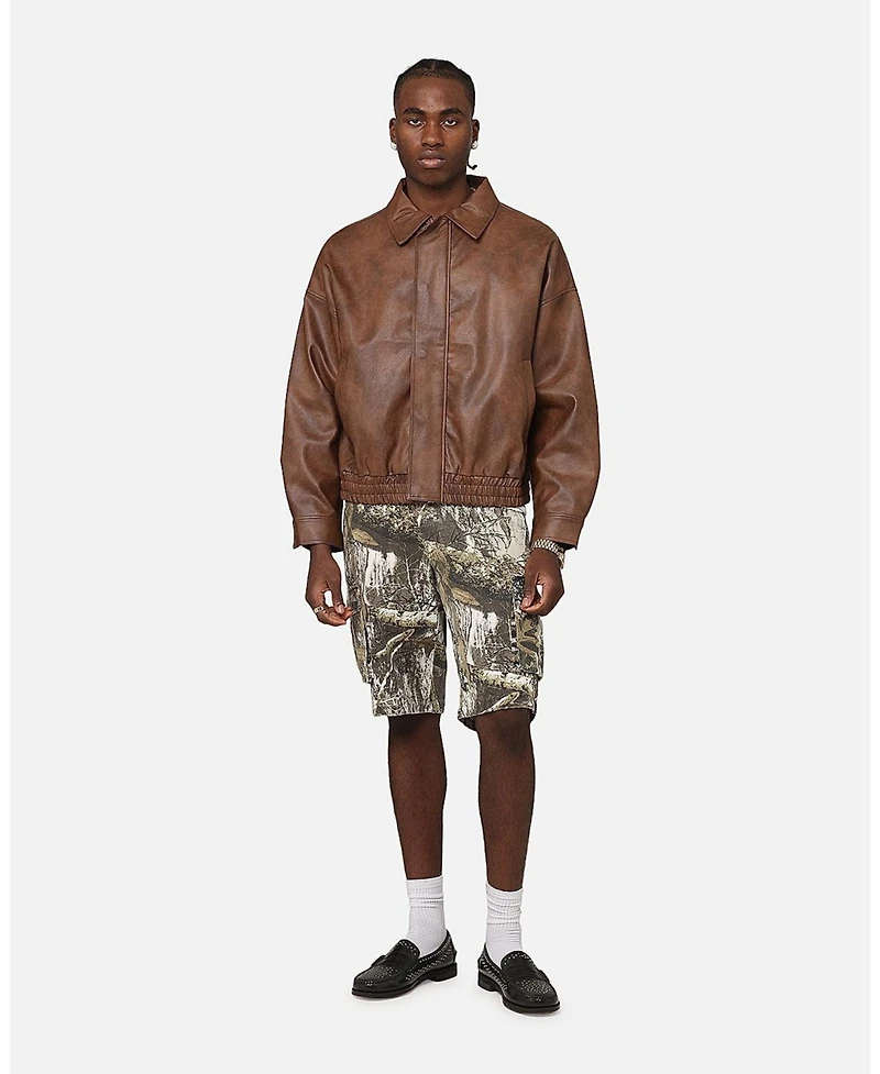 Xxiii Men's Leather Flight Jacket