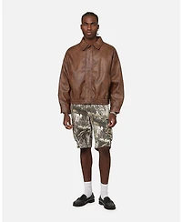 Xxiii Men's Leather Flight Jacket