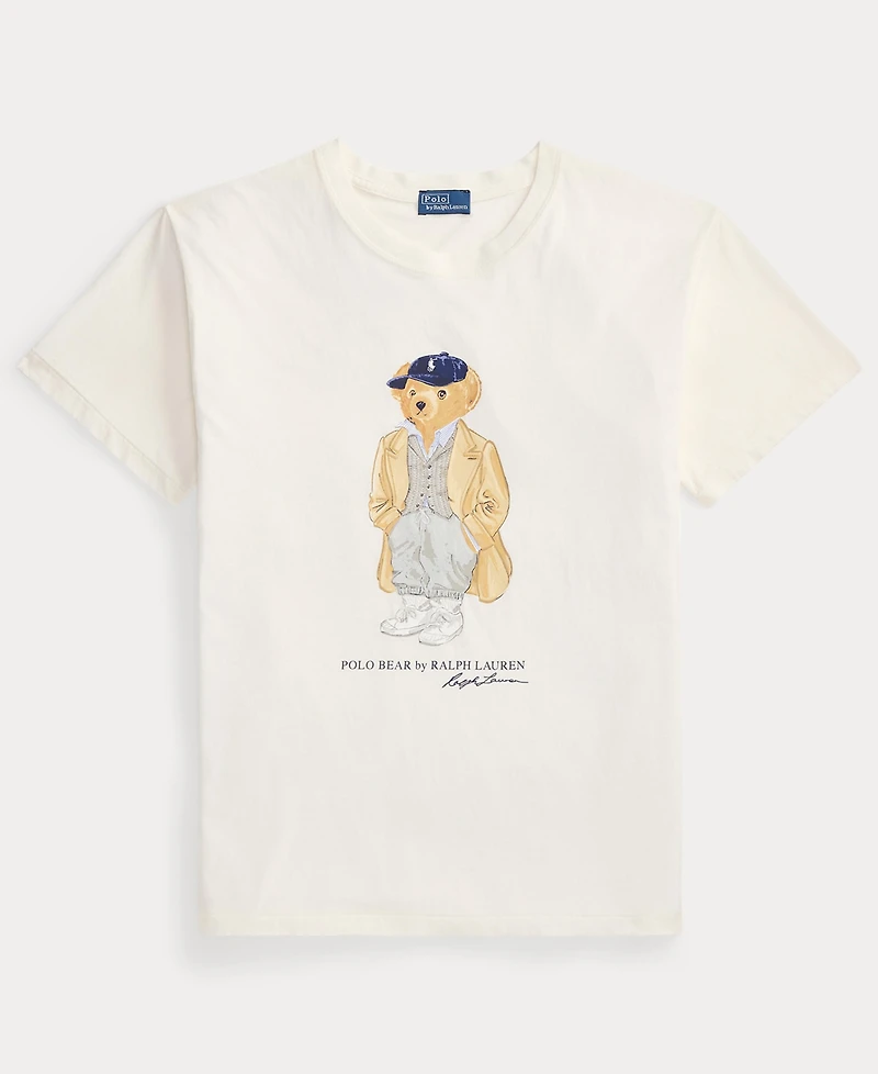 Polo Ralph Lauren Women's Bear Print Crew Neck Jersey T-Shirt