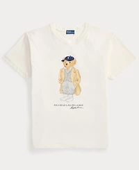 Polo Ralph Lauren Women's Bear Print Crew Neck Jersey T-Shirt