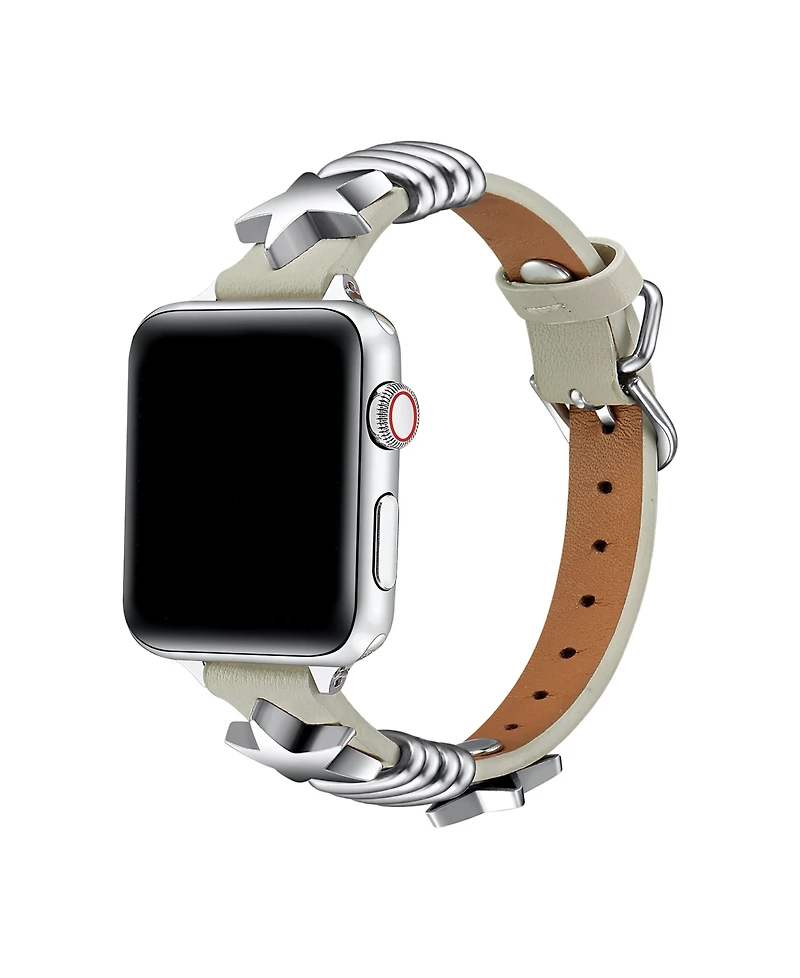 Posh Tech Austin Star Leather Band for Apple Watch