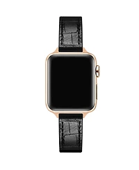 Posh Tech Carmen Skinny Croc Leather Band for Apple Watch