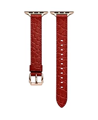 Posh Tech Cleo Skinny Croc Leather Band for Apple Watch
