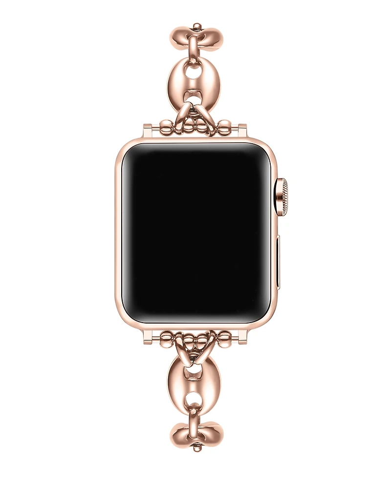 Posh Tech Poppy Stainless Steel Link Band for Apple Watch