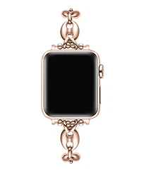 Posh Tech Poppy Stainless Steel Link Band for Apple Watch