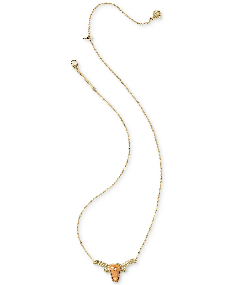 Kendra Scott Stone Longhorn Pendant Necklace, 19" + 3" extender