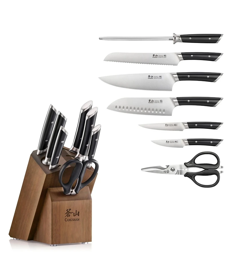 Cangshan Helena Series 8-Pc. Knife Block Set