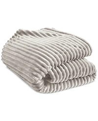 Arch Studio Ribbed Plush Blanket, Twin, Macy's Exclusive