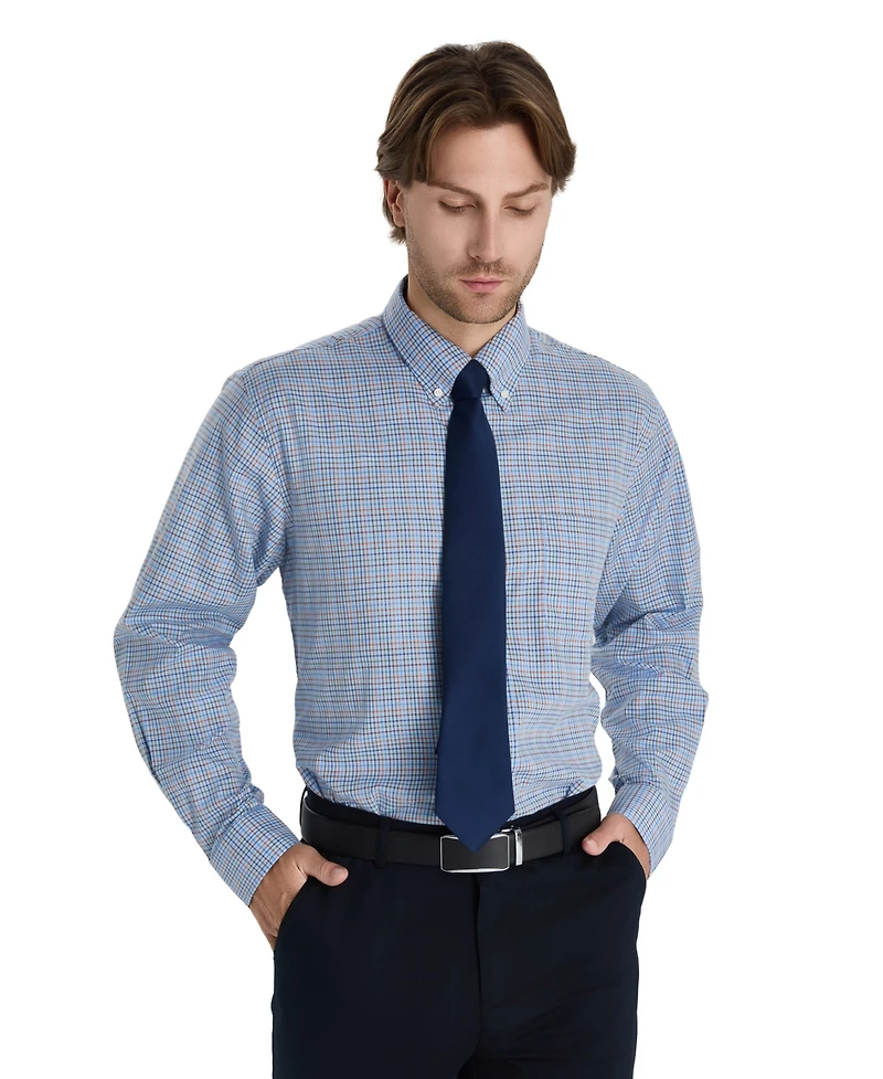 Club Room Men's Fashion Poplin Henry Shirt, Macy's Exclusive