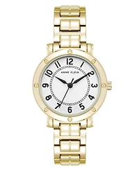 Anne Klein Women's Quartz Gold-Tone Metal Alloy Watch, 30mm