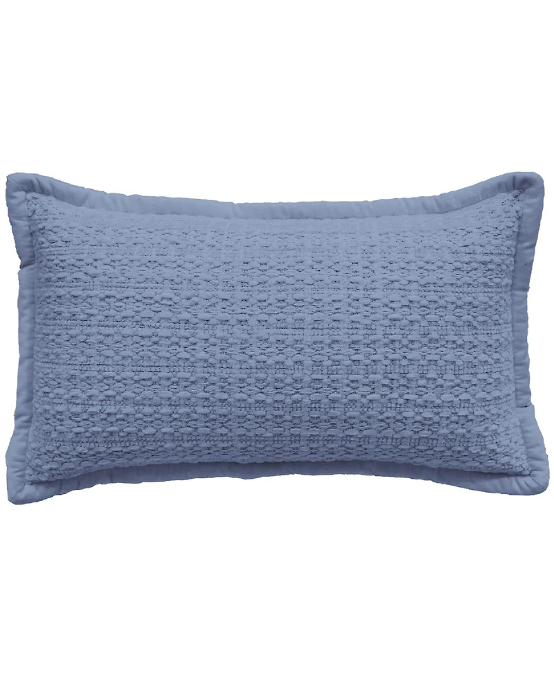 Vibhsa Honeycomb Handwoven Decorative Pillow, 14" x 24"