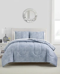 Sunham Leah Damask 3-Pc. Comforter Sets