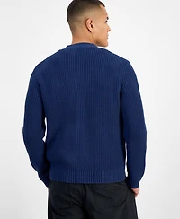 Mode of One Men's Shaker-Stitch V-Neck Cardigan, Macy's Exclusive