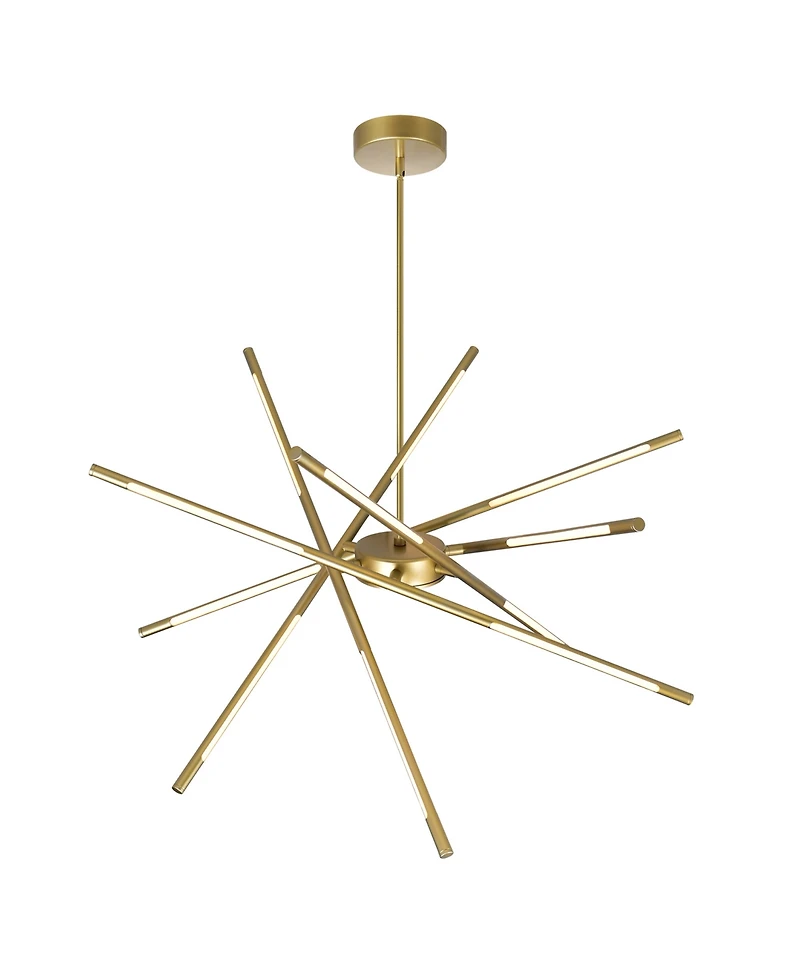 Cwi Lighting 36.5" Metal Oskil Led Integrated Chandelier
