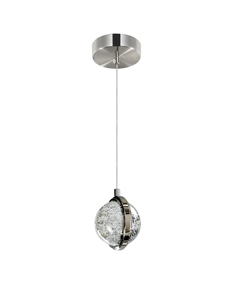 Cwi Lighting 8" Metal Salvador Led Integrated Pendant