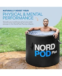 LifePro NordPod Plus Xl Portable Ice Bath Tub – Cold Plunge Tub for Athletes with All-Weather Lid & Air Pump for Outdoor Use