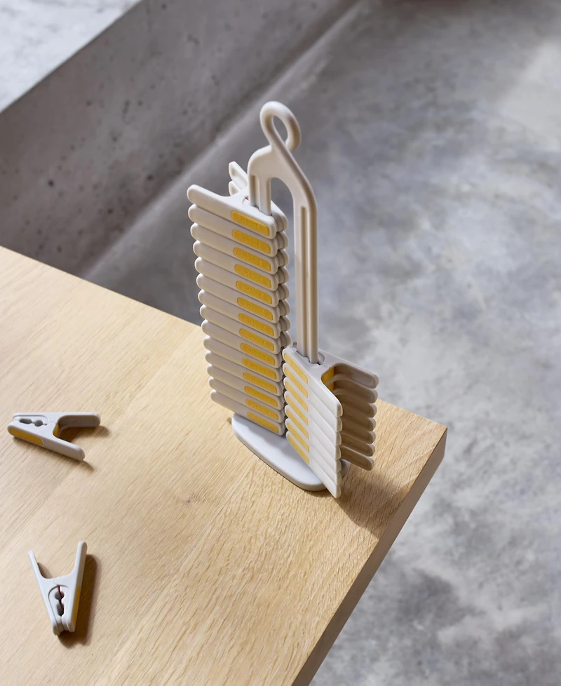 Joseph Joseph PegStore 30-Piece Clothes Pin Set with Storage Stand