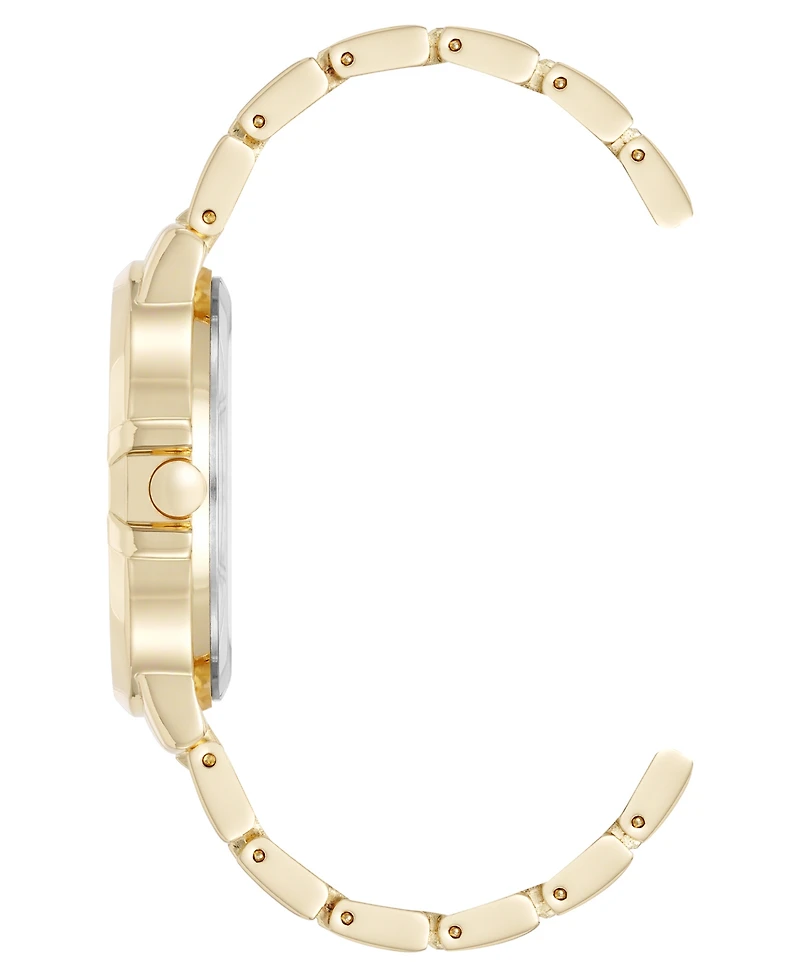 Anne Klein Women's Quartz Classic Black and Gold-Tone Metal Alloy Watch, 35mm