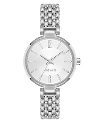 Anne Klein Women's Quartz Contemporary Silver-Tone and Gold-Tone Metal Alloy Watch, 35mm