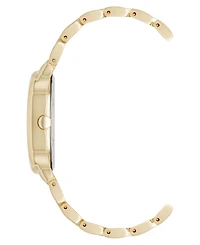 Anne Klein Women's Quartz Delicate Oval Gold-Tone Metal Alloy Watch, 23mm