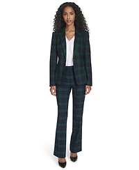 Tommy Hilfiger Women's Watch Plaid Slim Fit Blazer